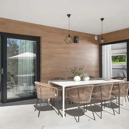 Moderne Mali Dvor Mit Pool 500m Am In Porec فيلة Tar-Vabriga